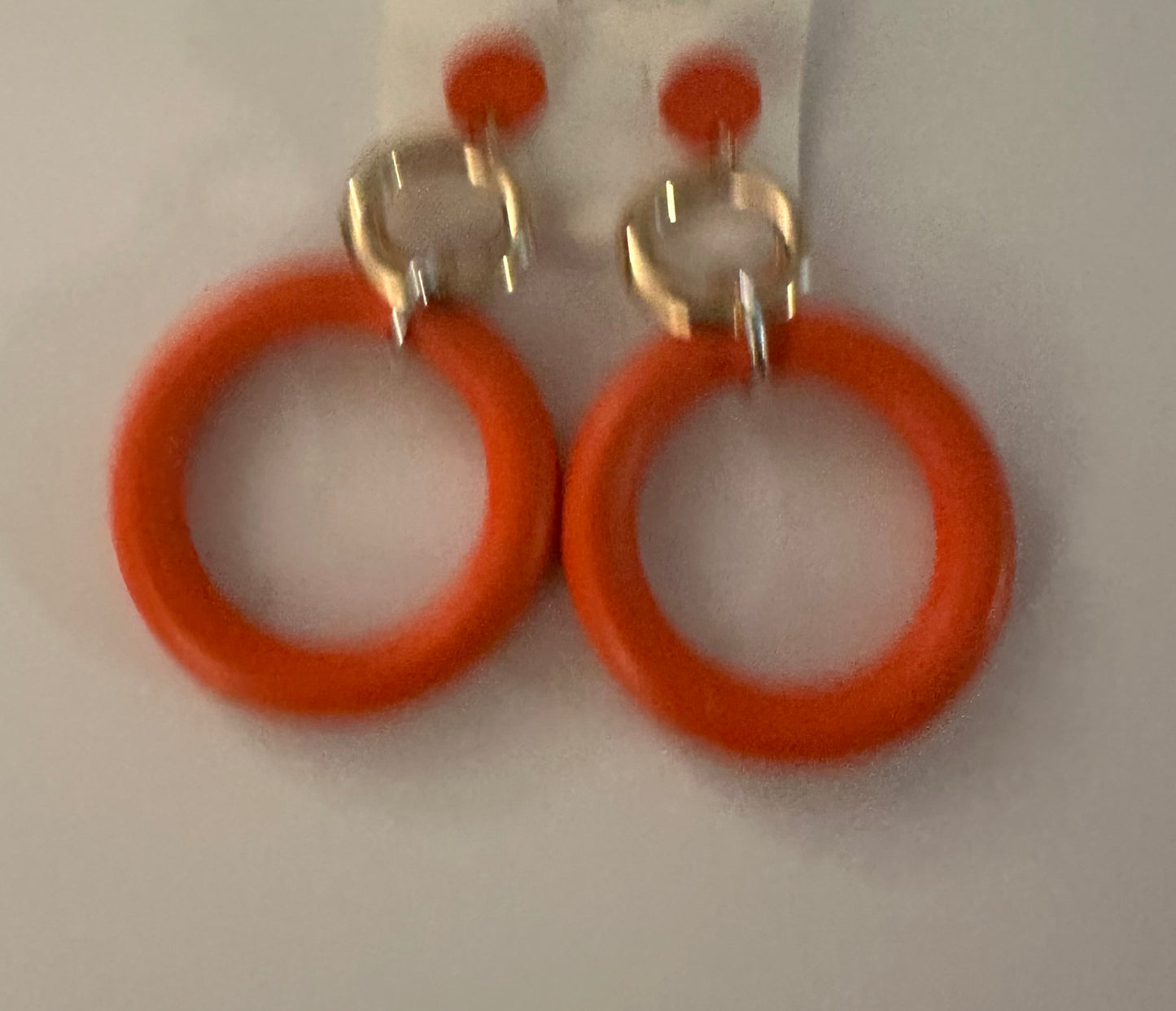 Wooden Round Earrings