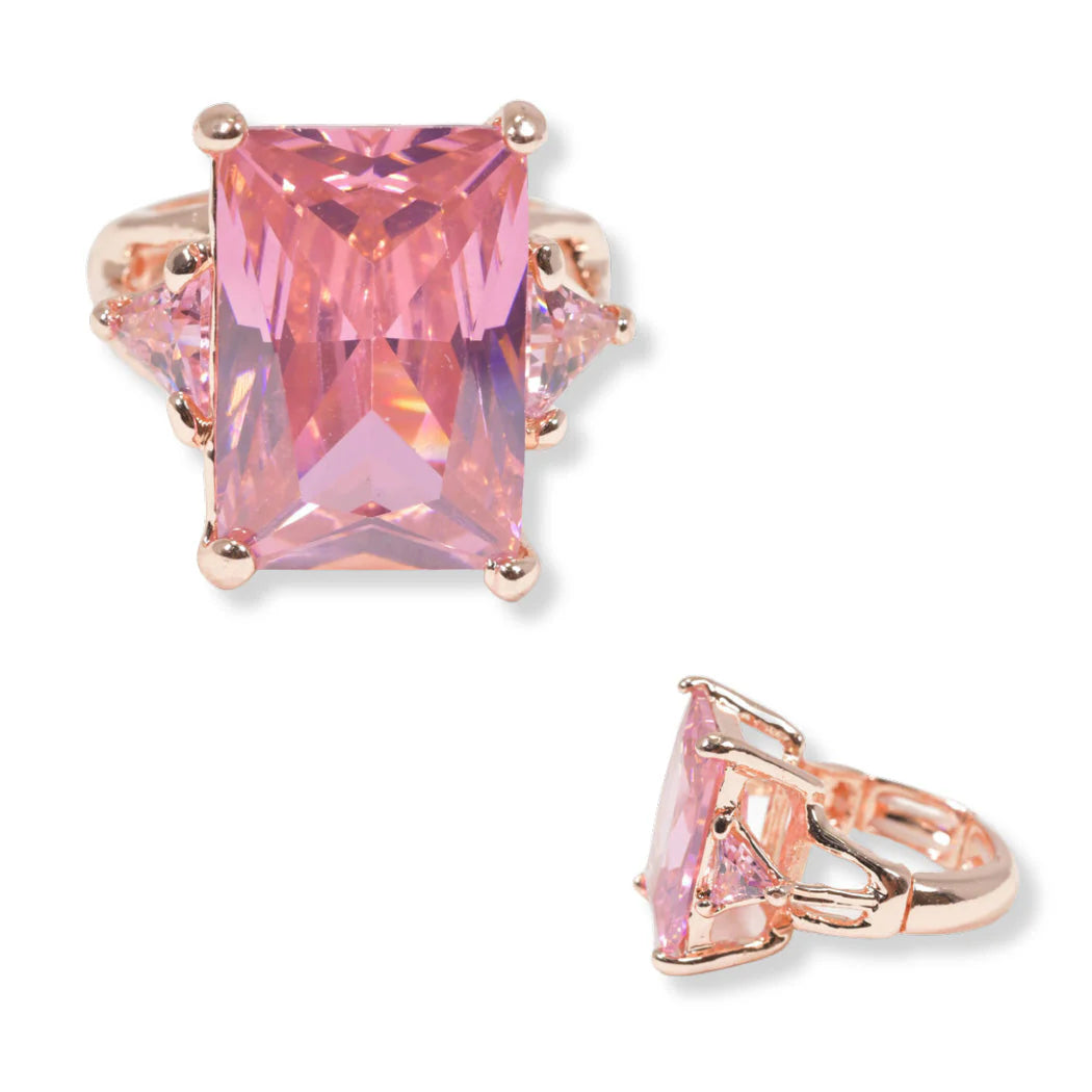 SQUARE COLOR DIAMOND RING
