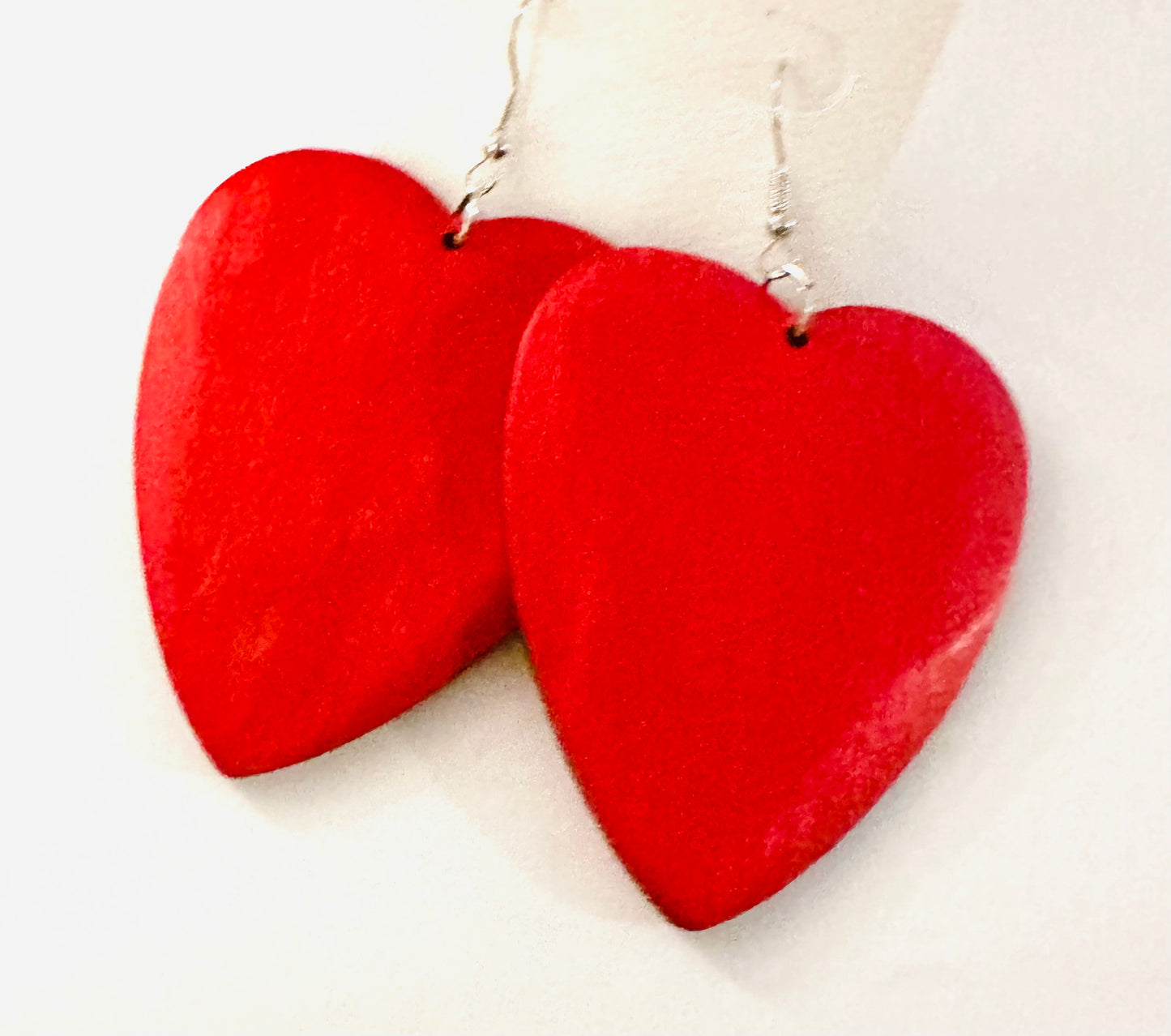 Heart Wooden Earrings