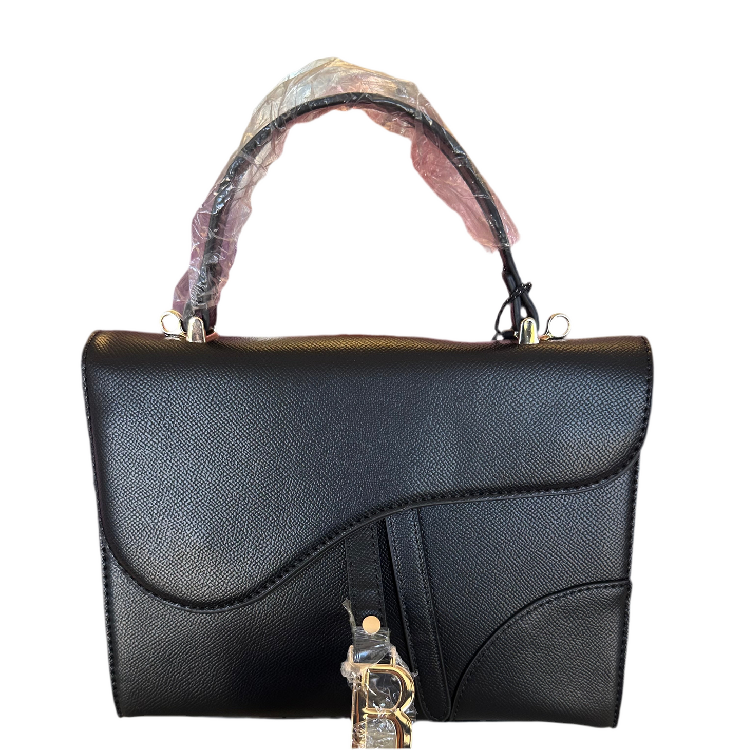 R BLACK HANDBAG