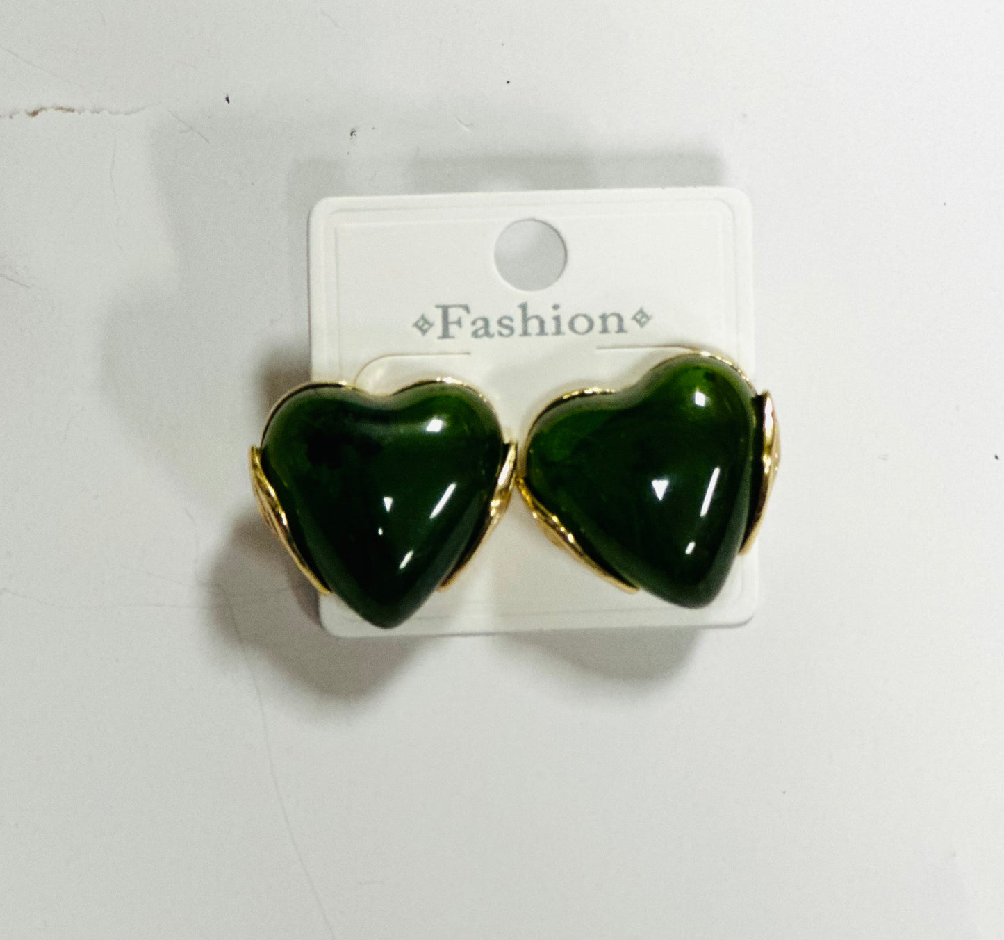 Gold Heart Earrings