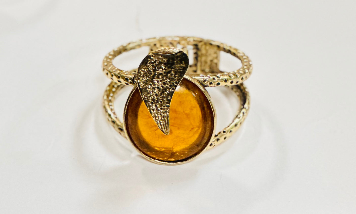 Gold Round Cuff