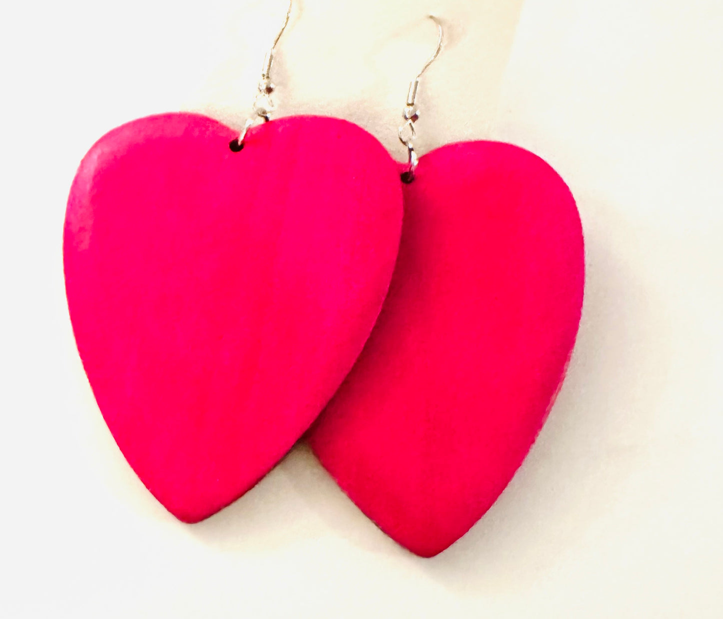 Heart Wooden Earrings