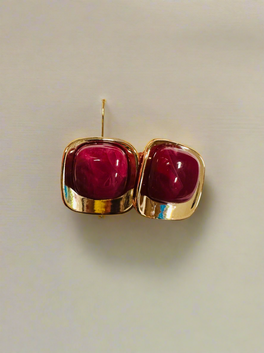 POP SQUARE COLOR EARRINGS 0121