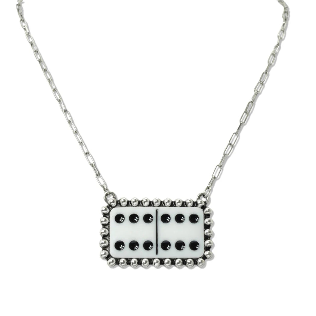 DOMINO NECKLACE 1052CLR 4657
