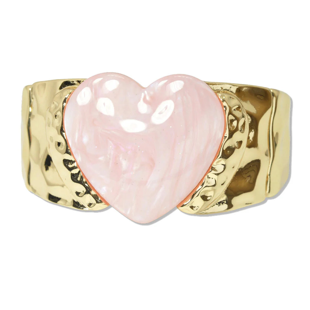 HEART STONE BRACELET 4655 1073CLR