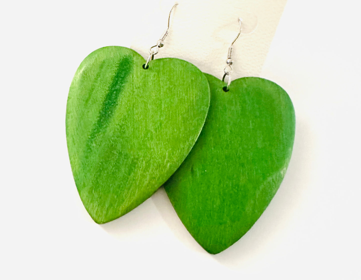 Heart Wooden Earrings
