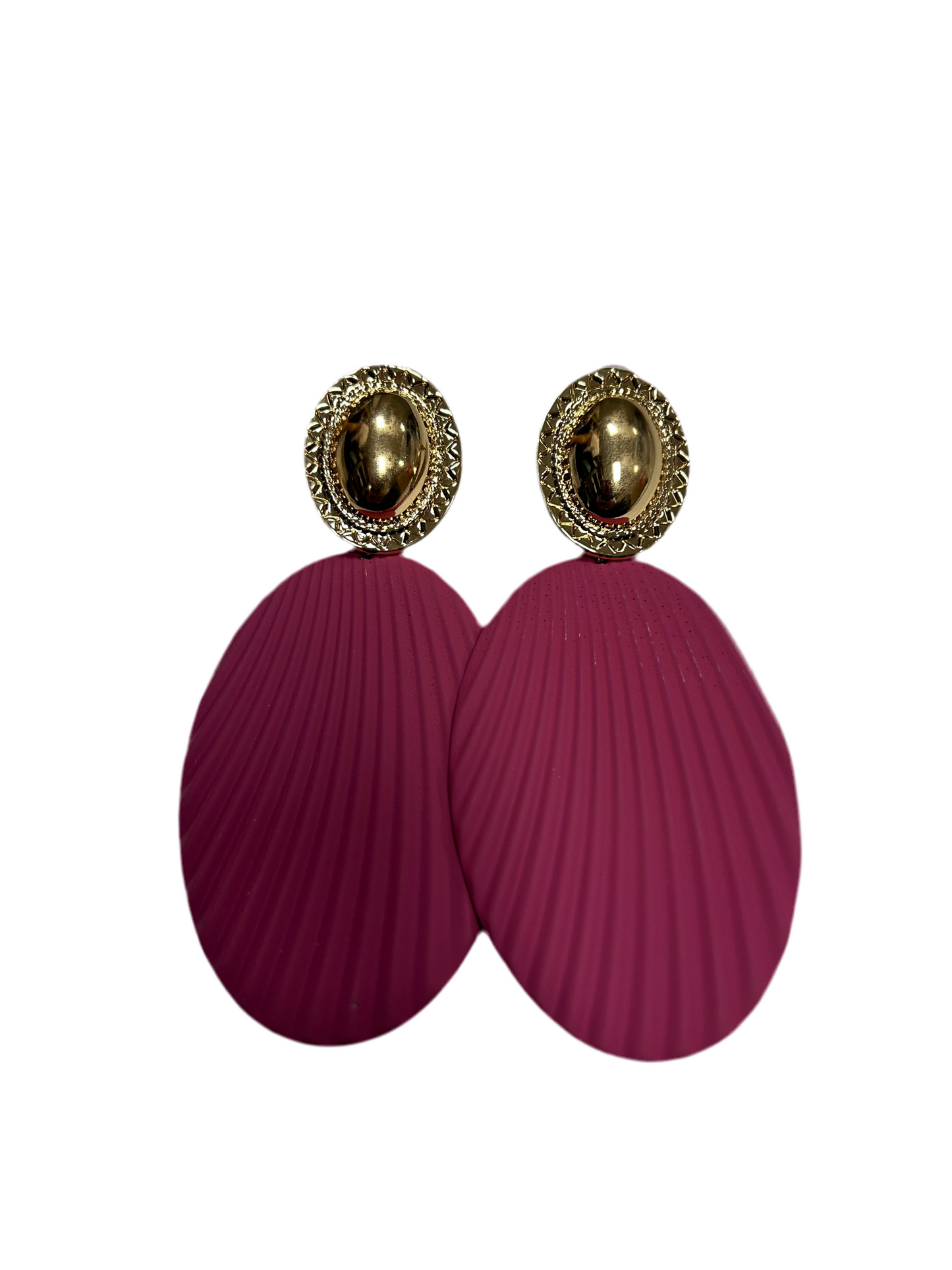RUFFLED SHELL EARRINGS 7/25/25