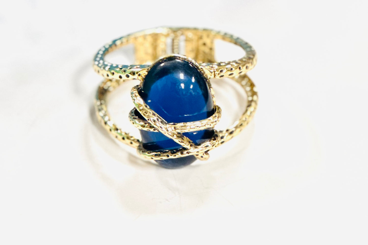 Gold Rings Cuff