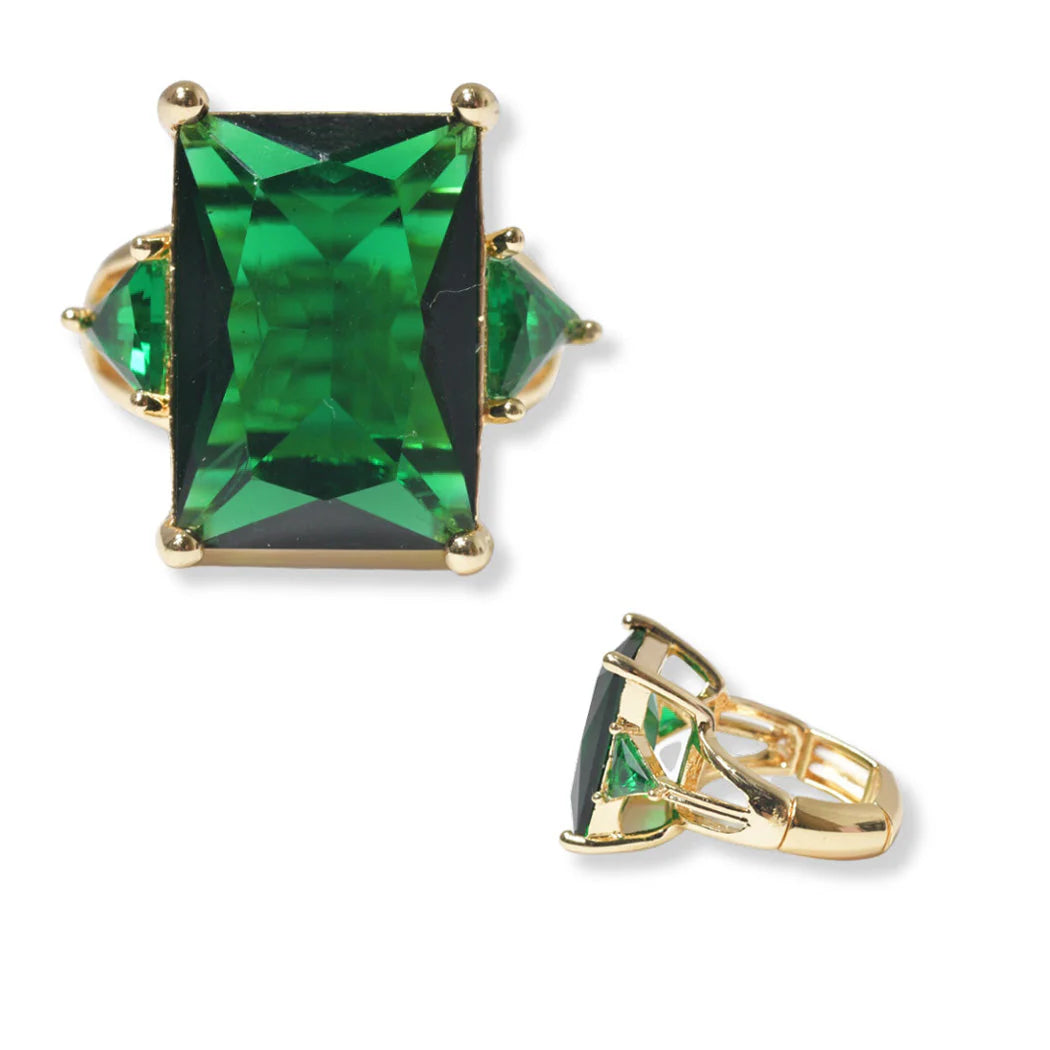 SQUARE COLOR DIAMOND RING