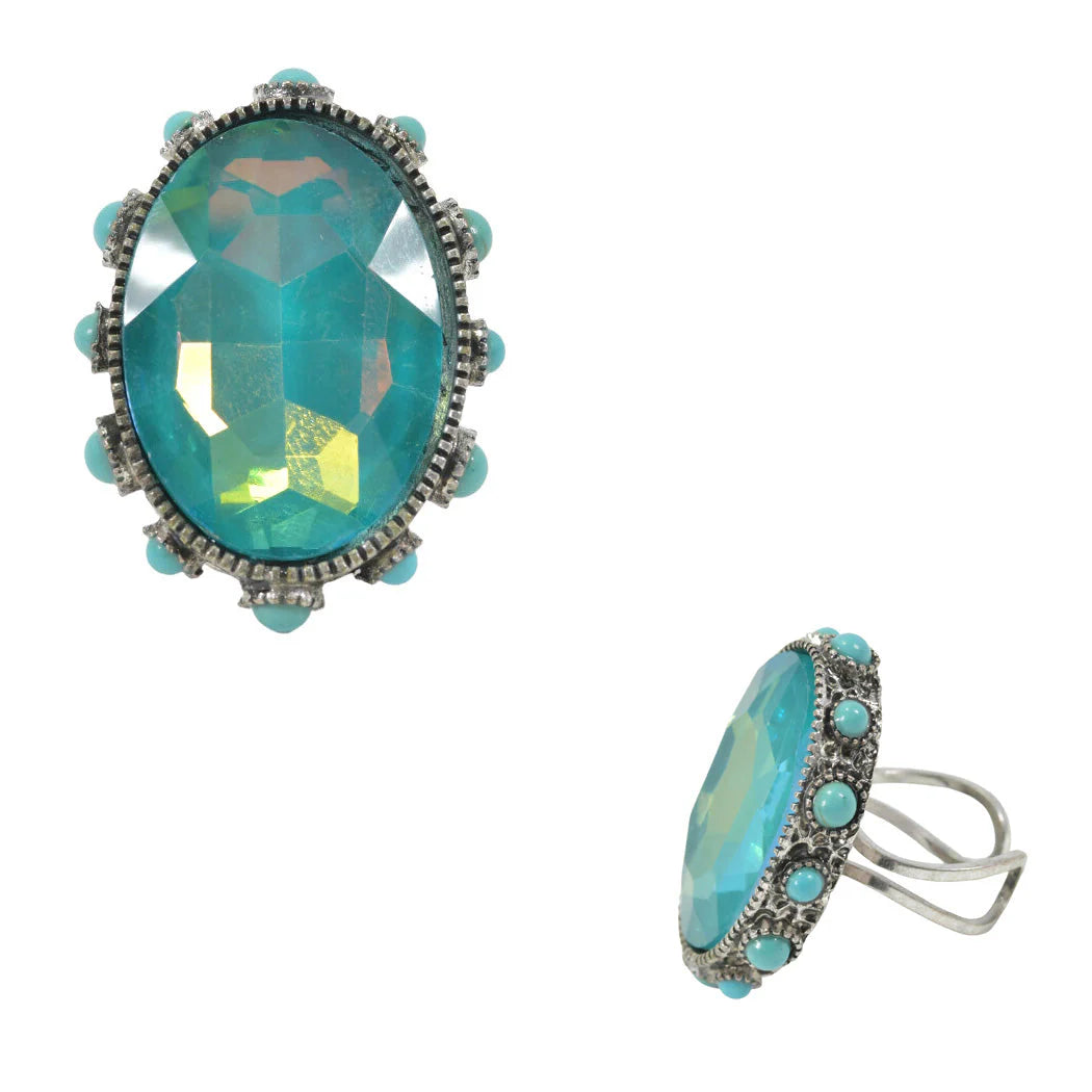 Western Bling Circle Ring 444