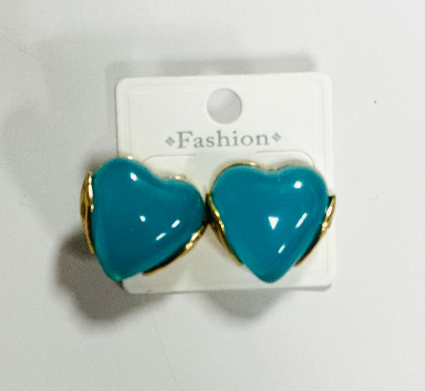 Gold Heart Earrings