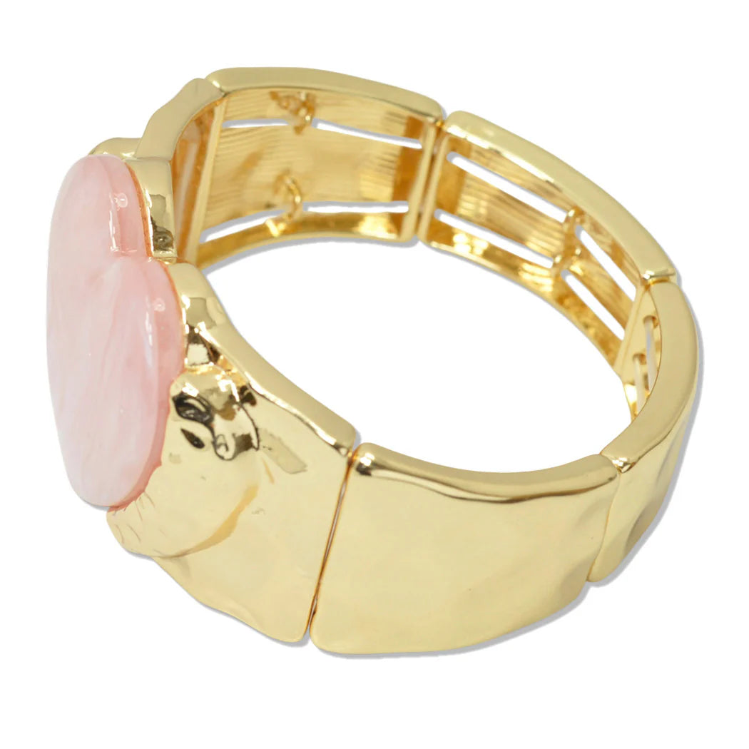 HEART STONE BRACELET 4655 1073CLR