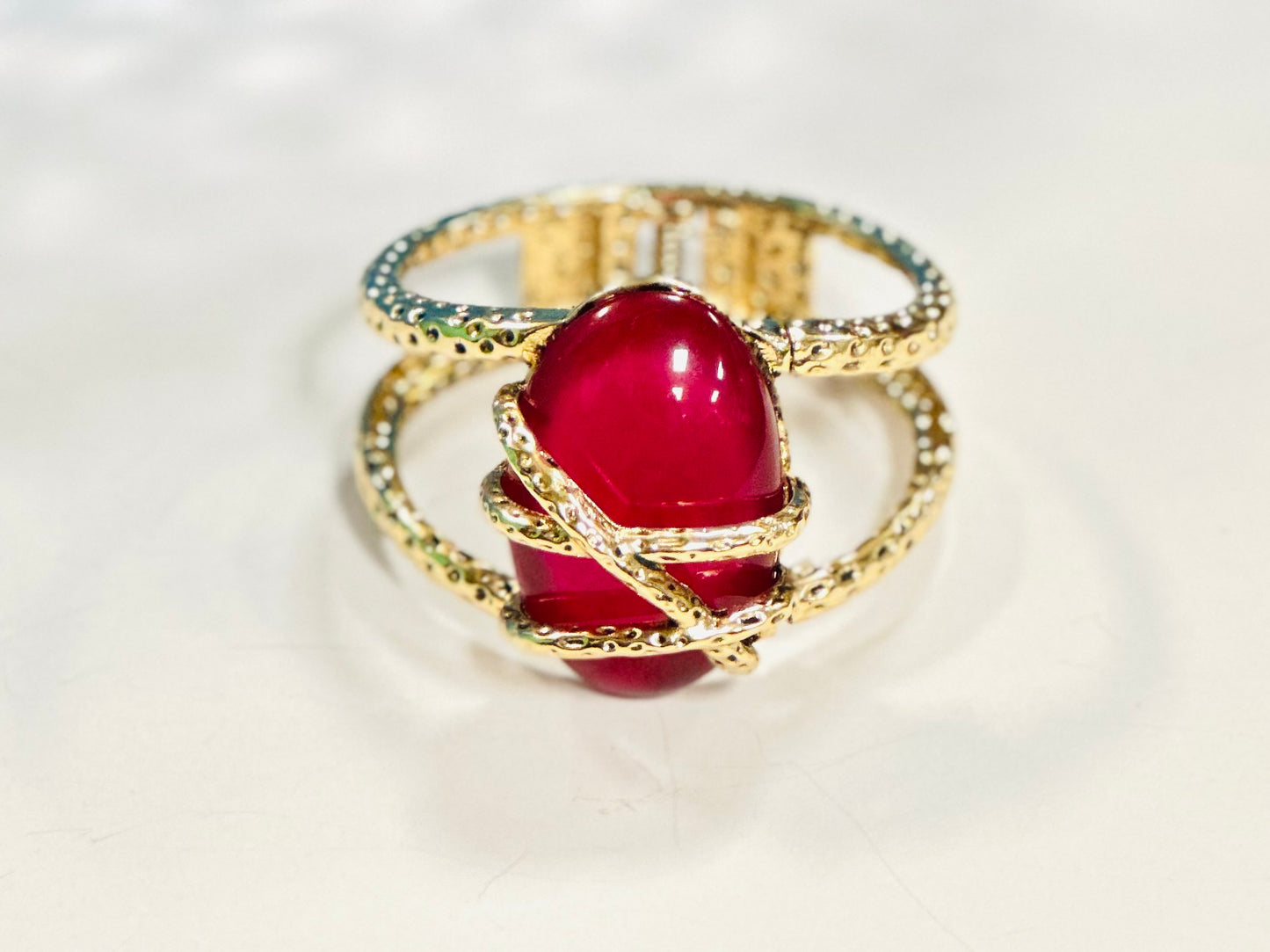 Gold Rings Cuff