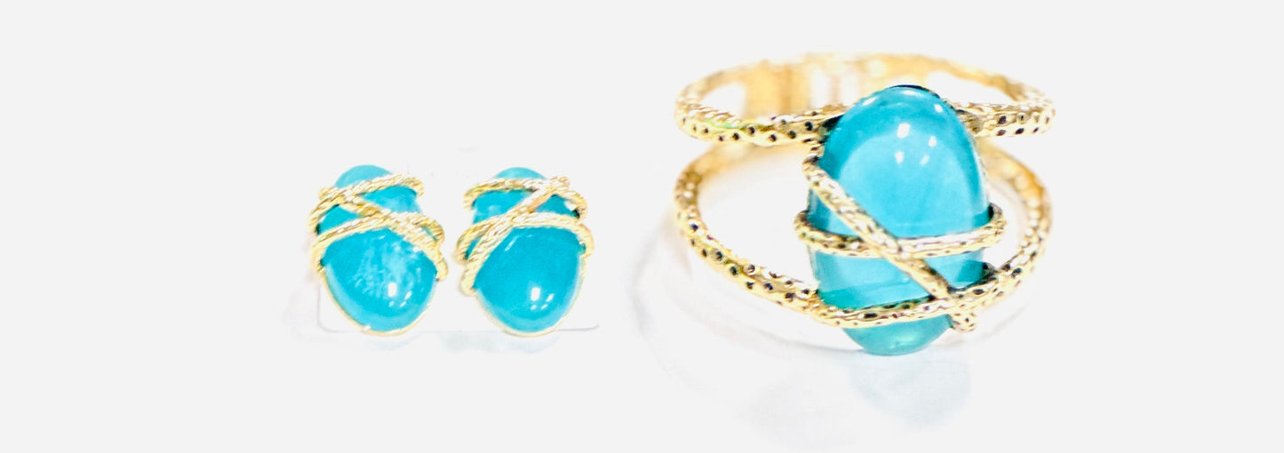 Gold Rings Earrings