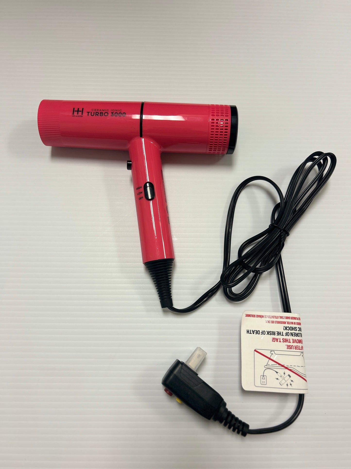 PINK TURBO CERAMIC HAIR DRYER