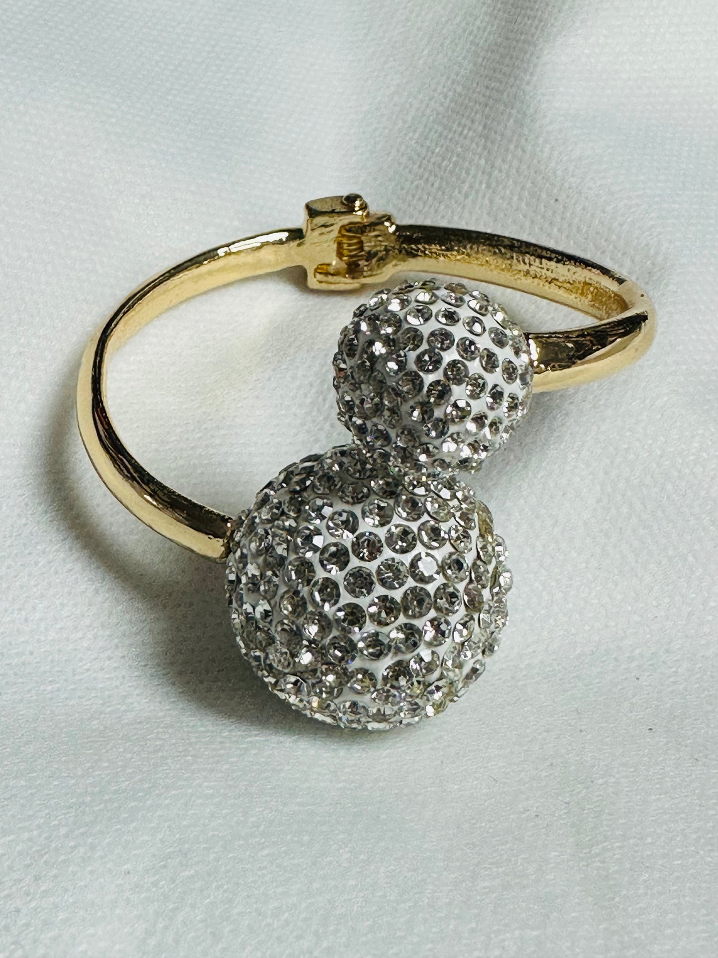 Bling Ball Double Cuff