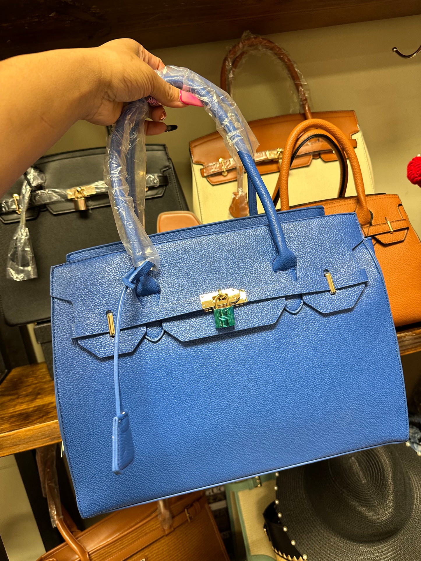 Lock Handbag & Wallet _ Large