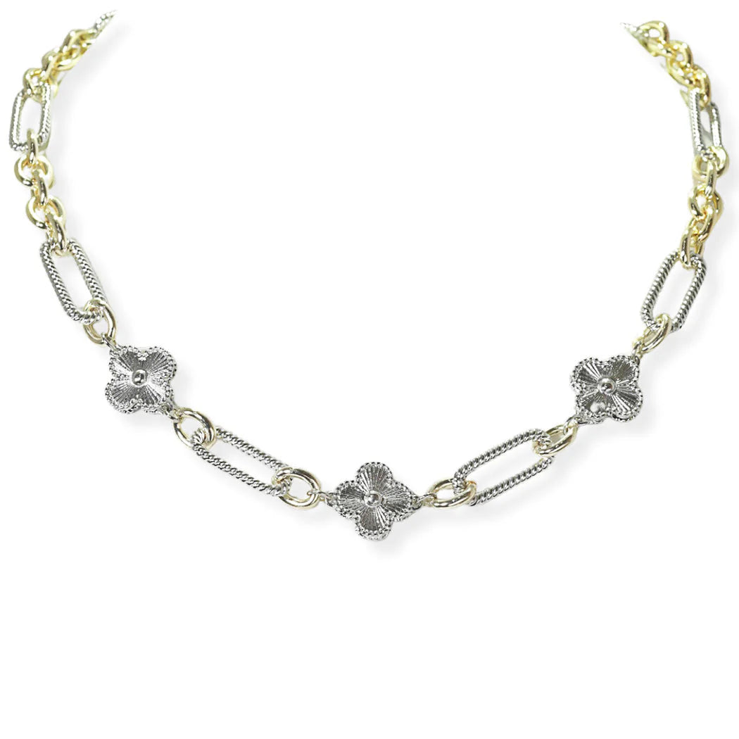 CLOVER LINK NECKLACE 1060CLR 4806