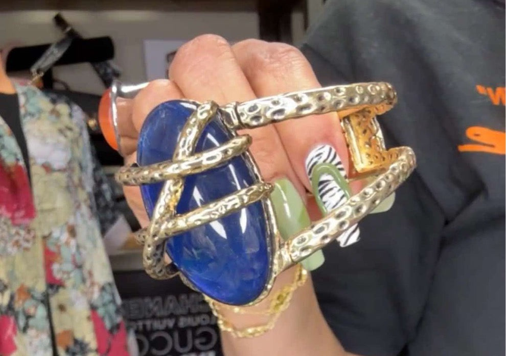 Gold Rings Cuff