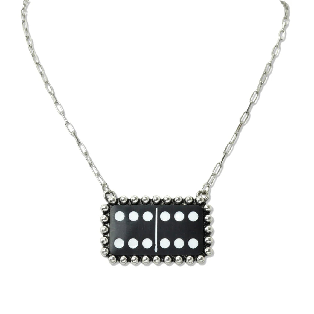 DOMINO NECKLACE 1052CLR 4657