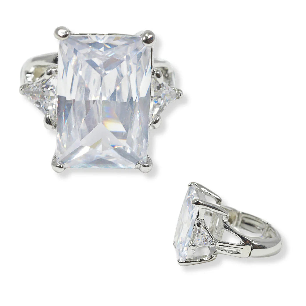 SQUARE COLOR DIAMOND RING