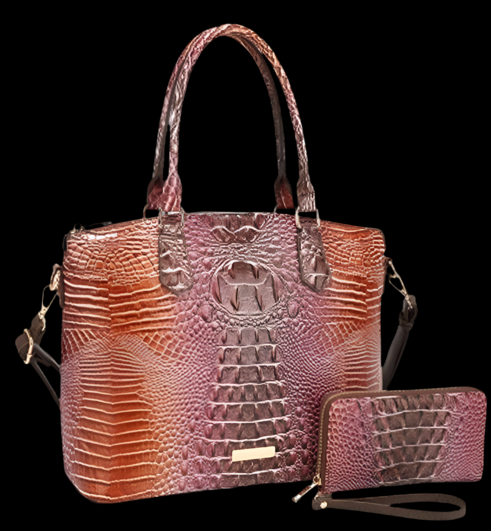 Gator Gal Handbag set