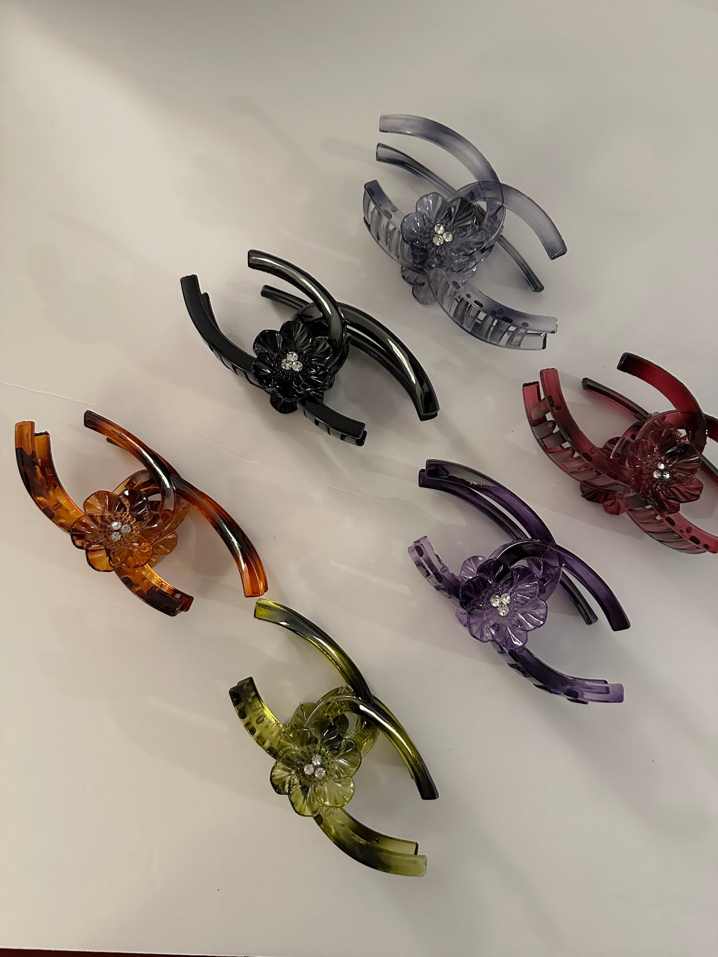 C Flower Hair Clip