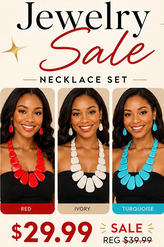 Turquoise Necklace Set