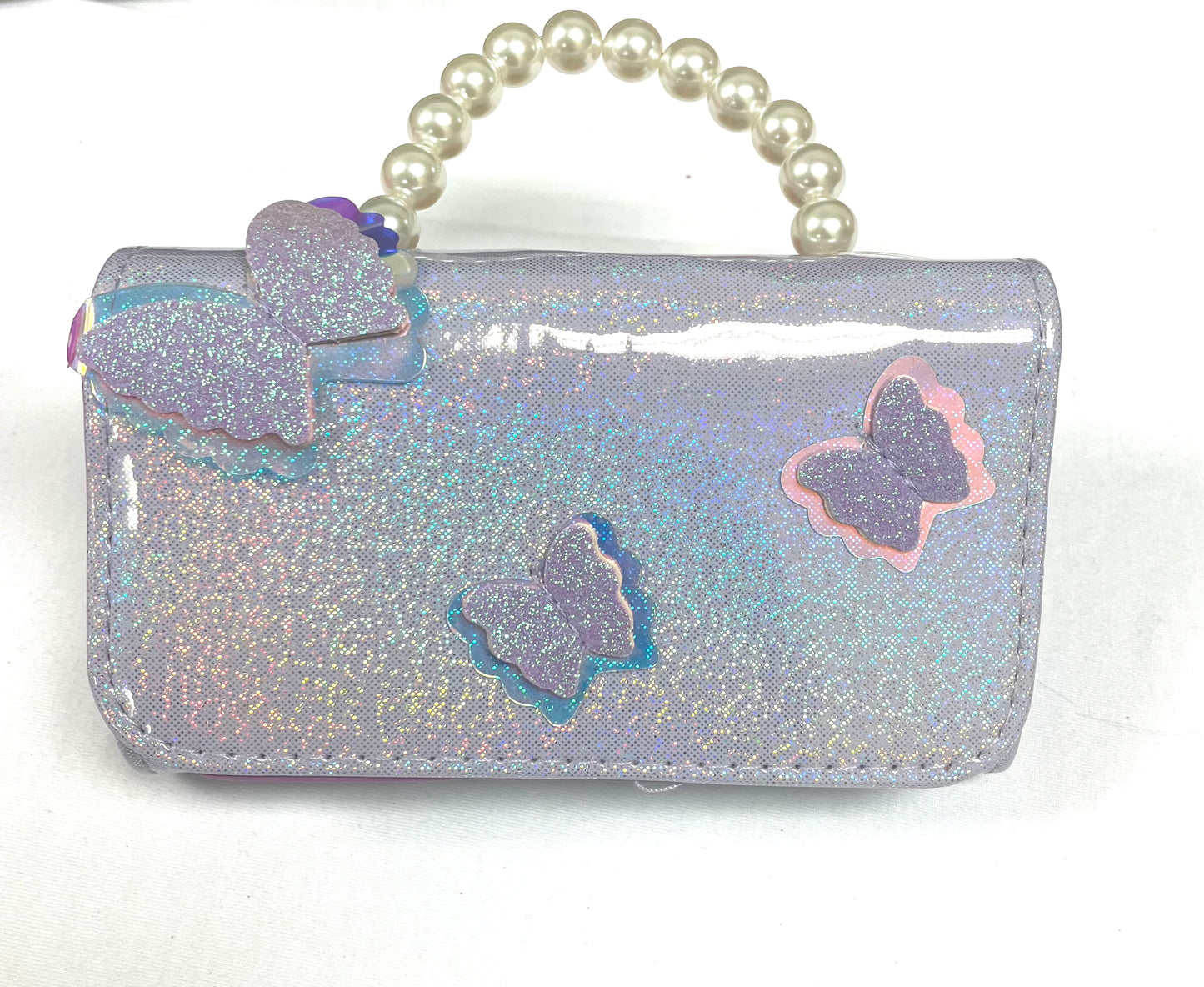 GIRL BUTTERFLY SEQUIN GLITTER XBODY