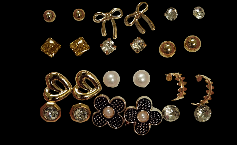 BOW EARRING SET