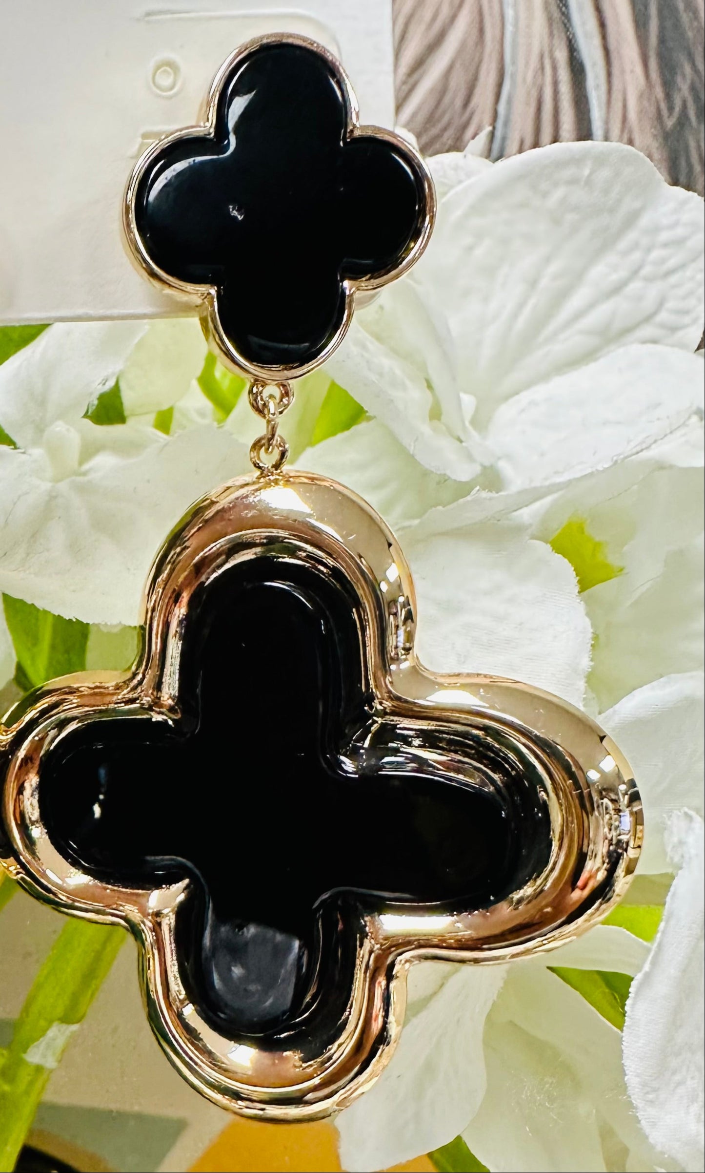 Double Clover Earrings 0120