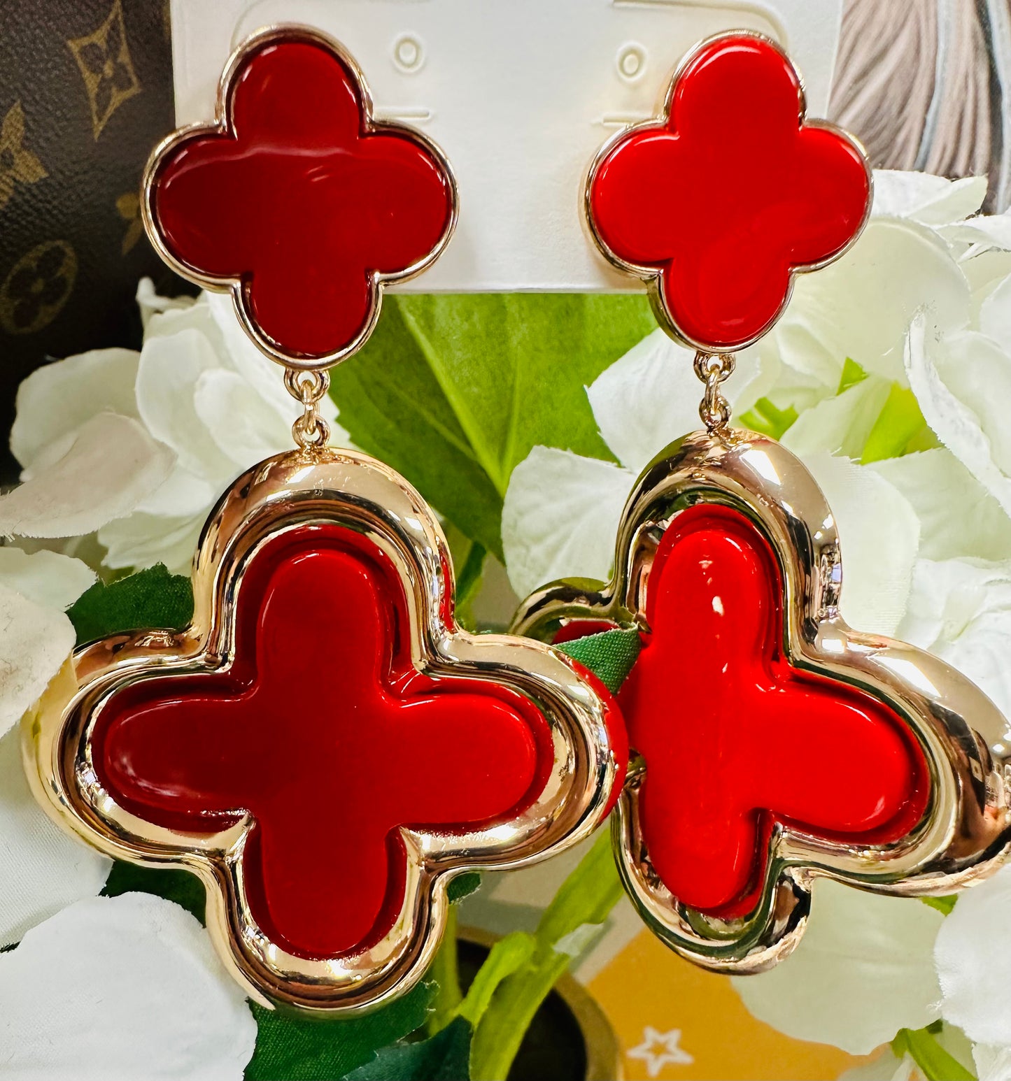 Double Clover Earrings 0120