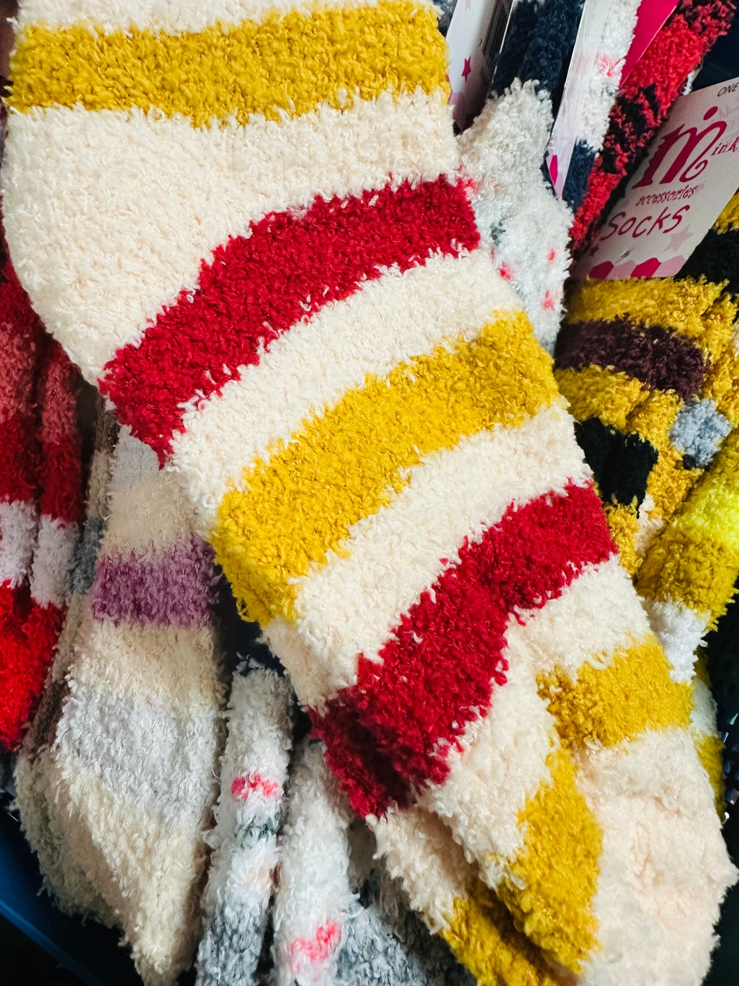FUZZY SOCKS THEMED SOCKS