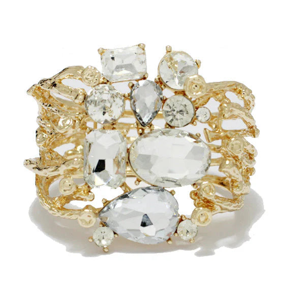 RHINESTONE CUFF CHUNKY