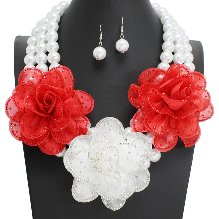 PEARL NECKLACE SET