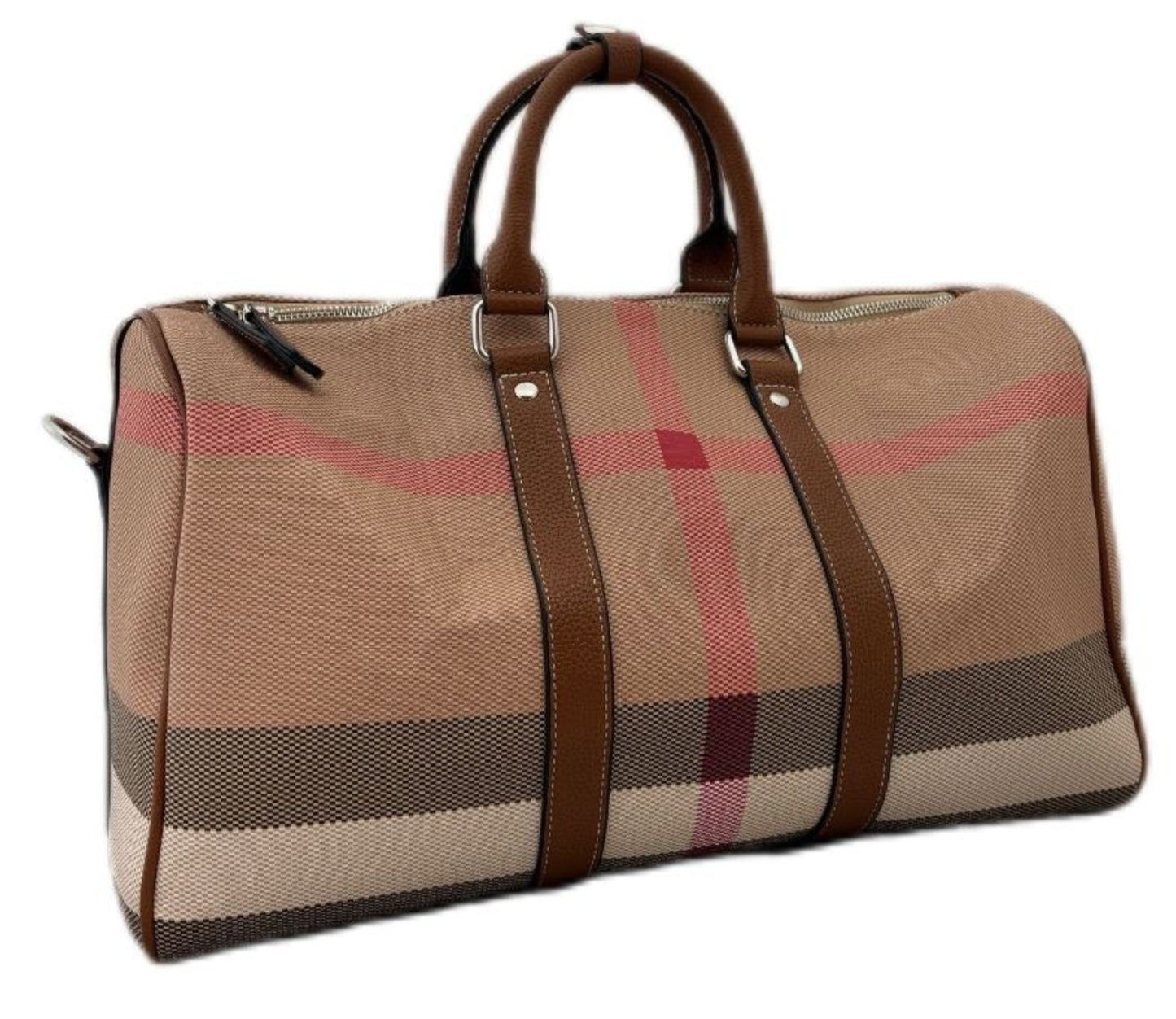 Plaid Duffle Bag