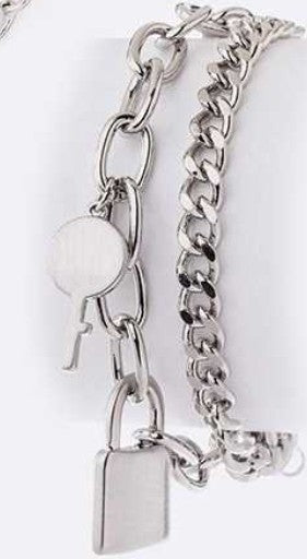 Charm Key Necklace Set