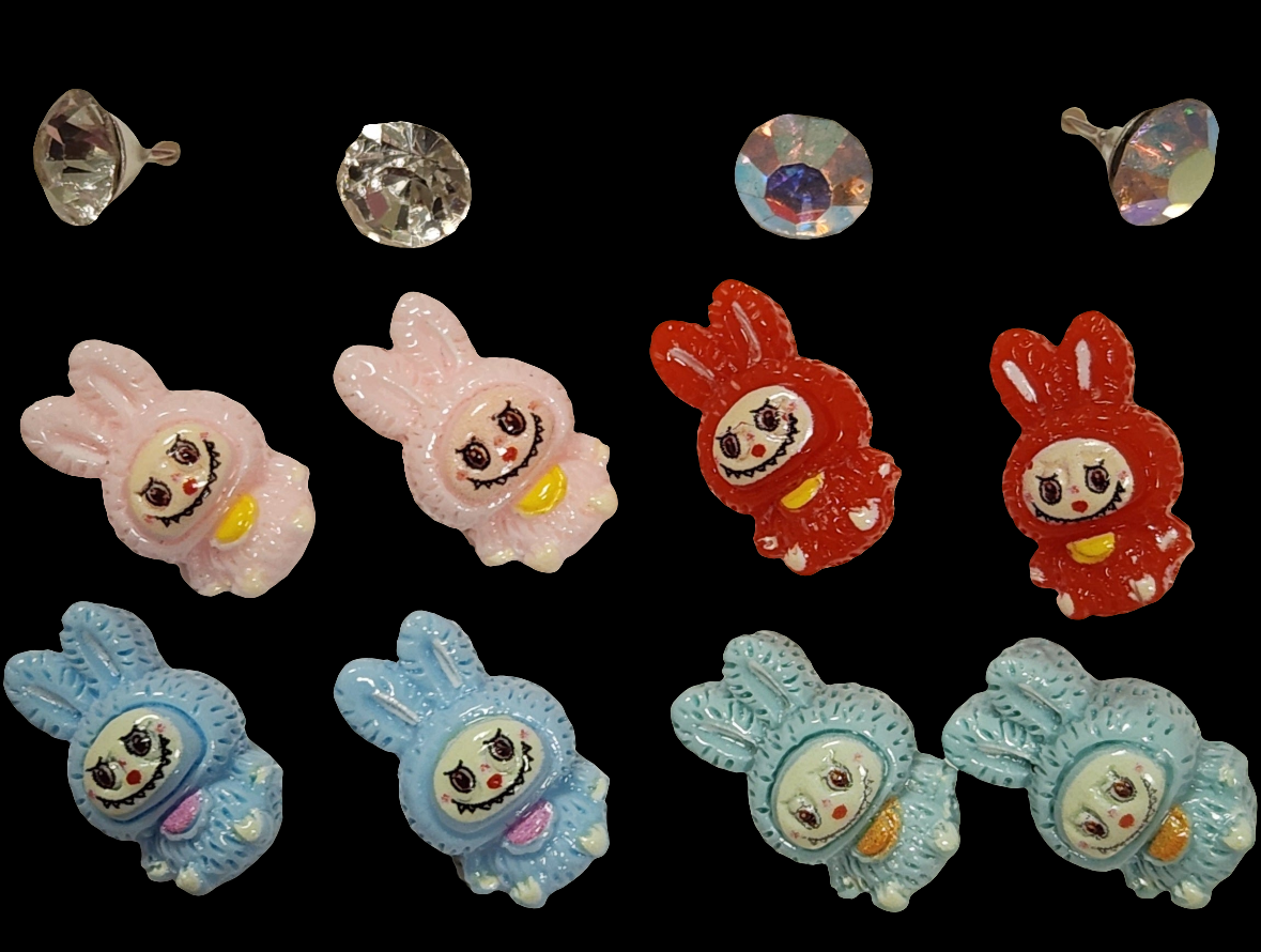 FURRY LITTLE MONSTER EARRINGS