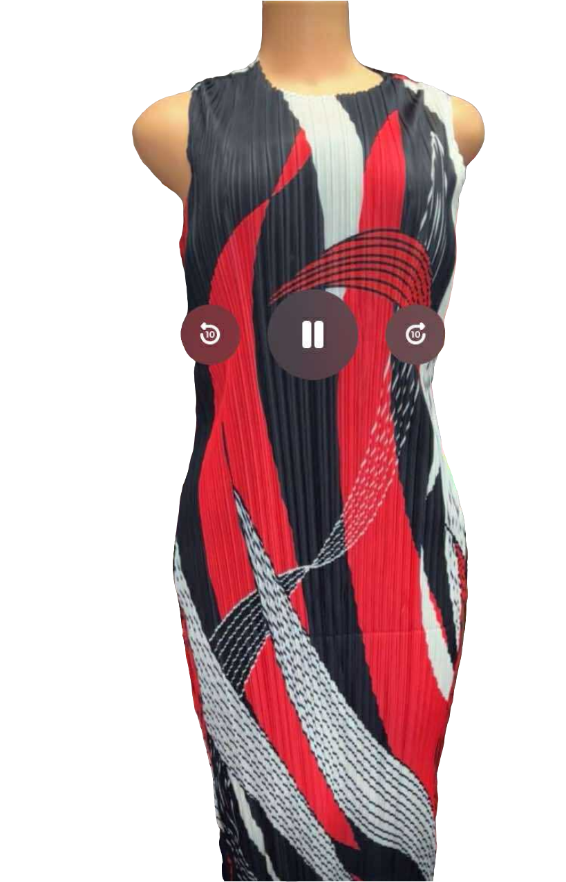 Striped Spotted Dress