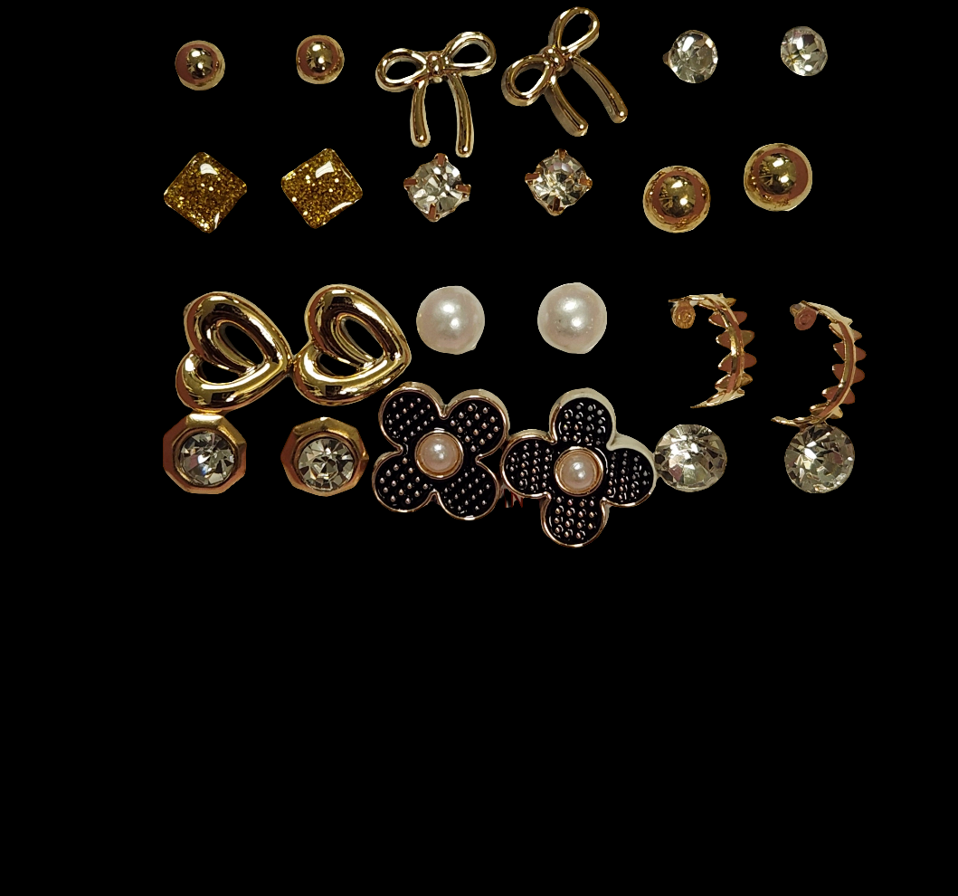 BOW EARRING SET