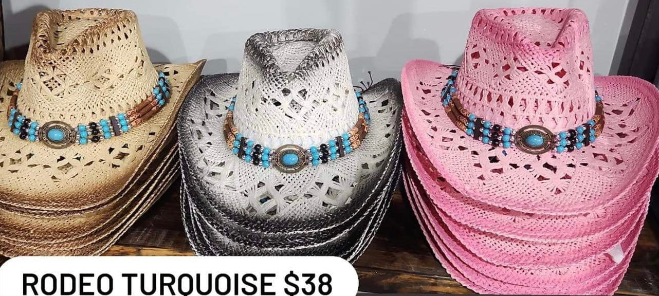 Rodeo Turquoise Cowboy Fedora
