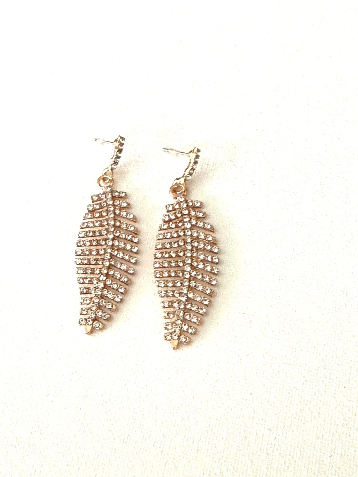 LEAF BLING EARRINGS - 0752