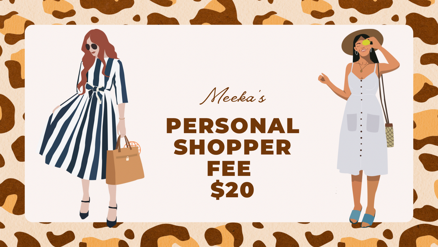 Personal Shopper’s Fee