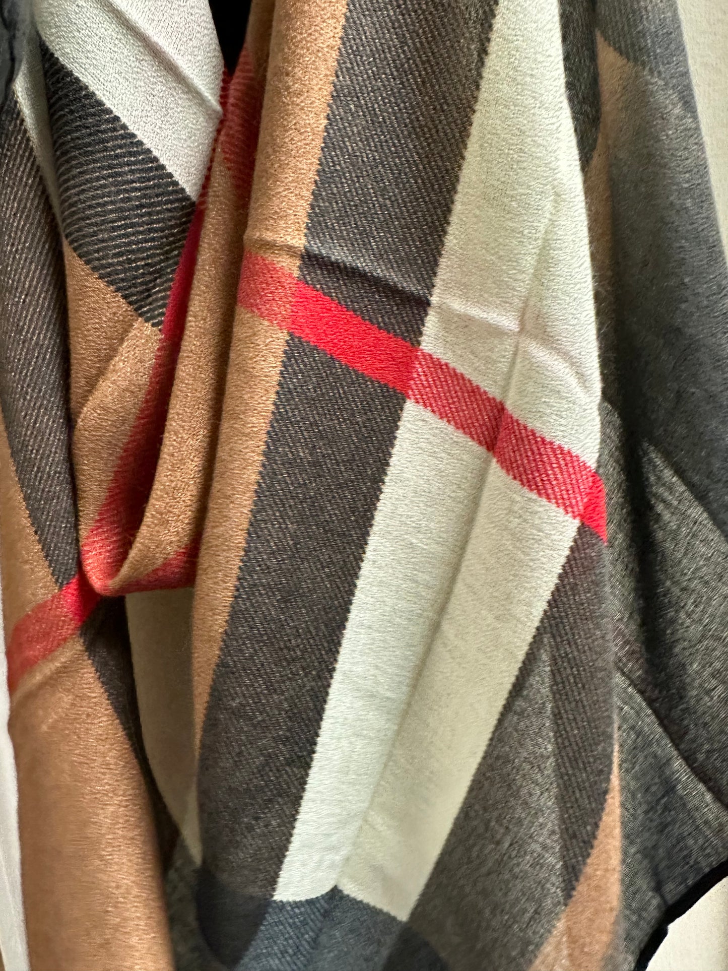 PLAID SCARF