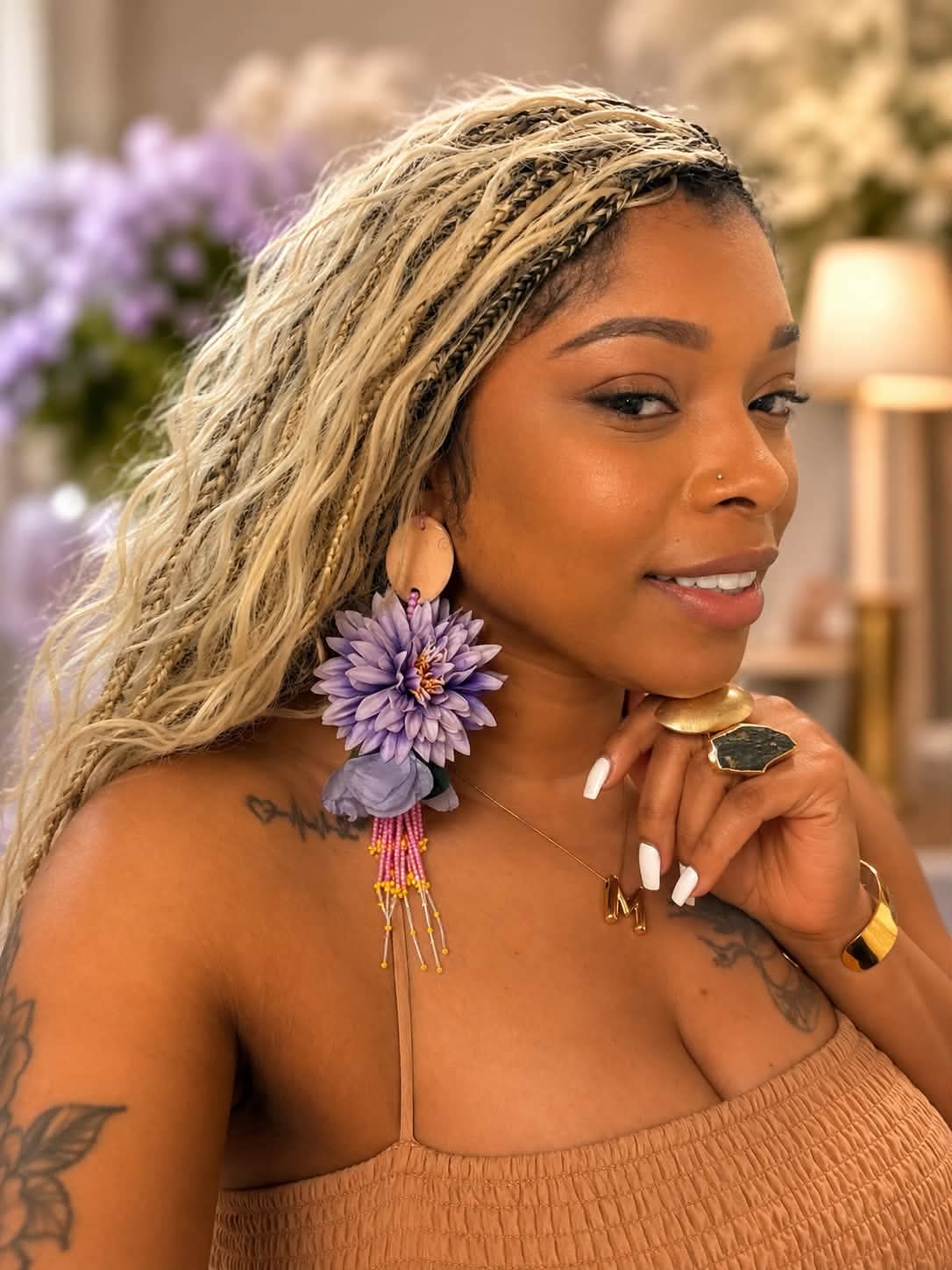 Floral Earring
