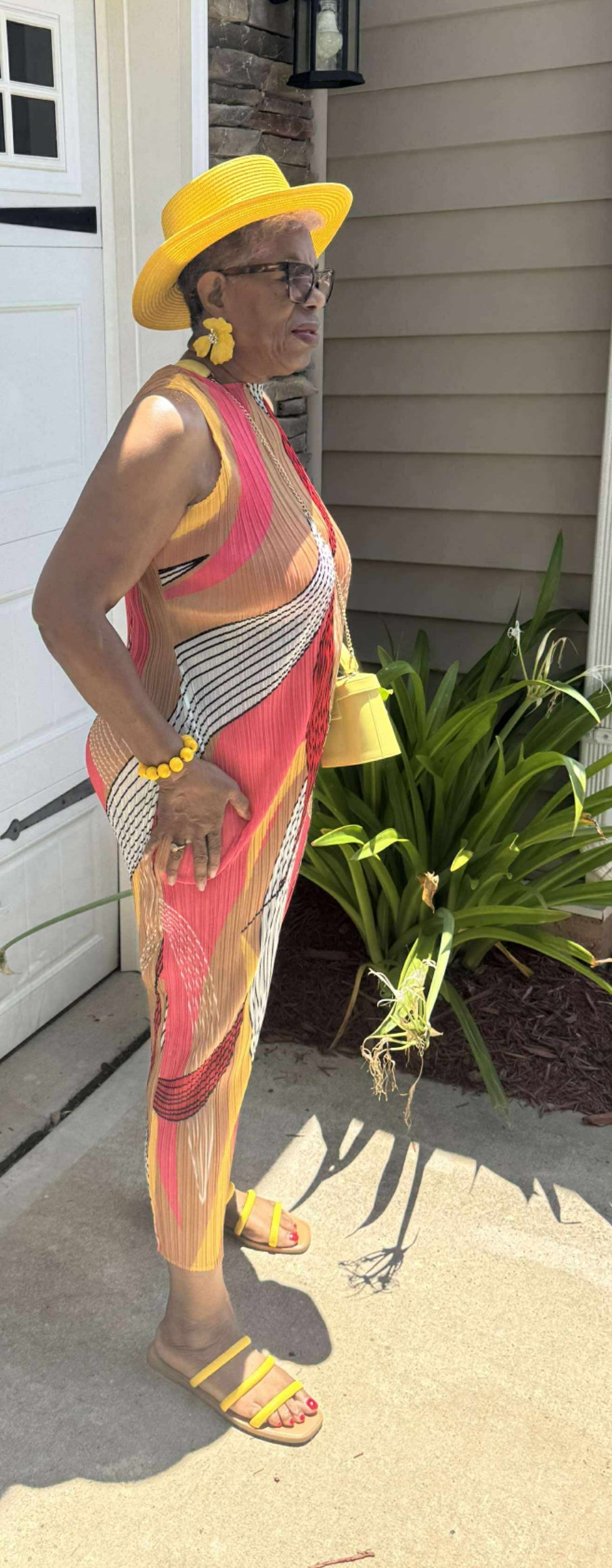 Striped Spotted Dress
