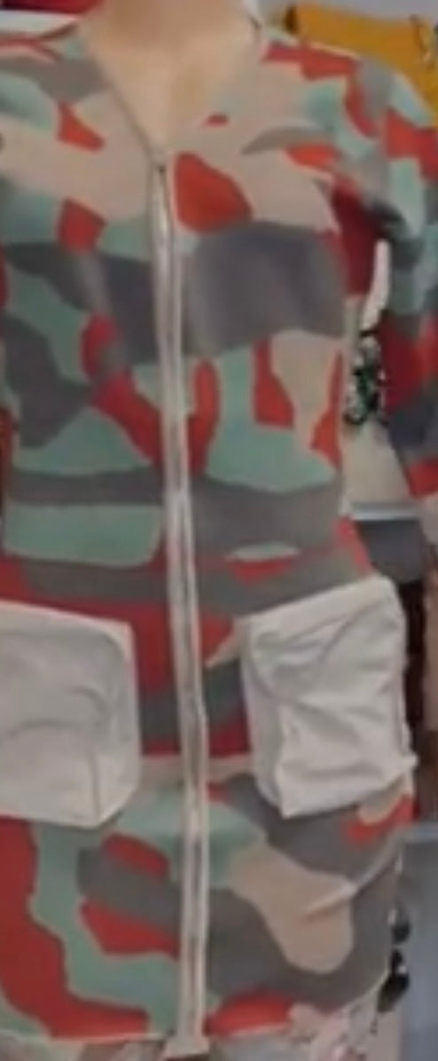Red Camo Dress
