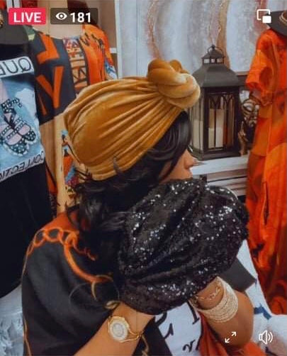 Sequins Knot Turban