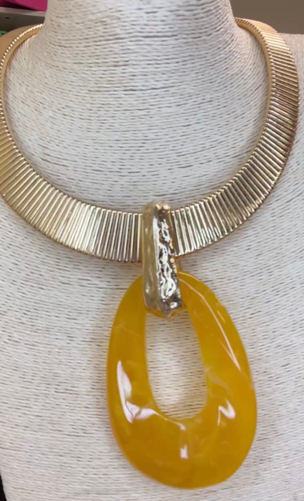 Enamel Large Necklace Set